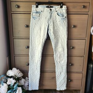 Light Wash FOCUS JEANS Distressed Men's Size W 29 L 32